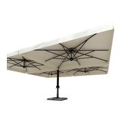 Estructura de 4 Sombrillas Scolaro 6,0 x 6,0 m Design Alu Poker Dark C6060APO