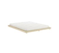 Estructura de cama Dock 160x200 pino lacado transparente