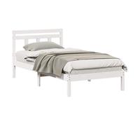 Estructura de cama individual para adultos - 75 x 190 cm madera de pino macizo