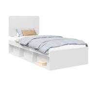 Estructura de cama individual para adultos - 90 x 190 cm madera de pino macizo