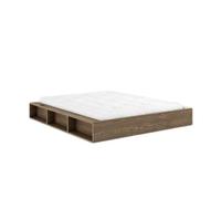 Estructura de Cama Ziggy 160x200 Marrón Algarrobo