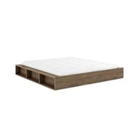 Estructura de Cama Ziggy 180x200 Marrón Algarrobo