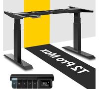 Estructura de escritorio ajustable – Base eléctrica para escritorio de pie y sentado – Doble motor – Ajuste de altura de 65 a 135 cm – Color