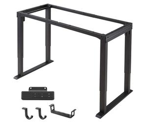 Estructura de escritorio elevable de VEVOR, base de mesa eléctrica con capacidad de hasta 125 kg, 4 patas de mesa de 2 etapas con 2 motores, función de memoria, indicador de altura, protección contra