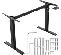 Estructura de escritorio VEVOR, ajustable en altura de 70 a 117 cm y en longitud de 95 a 158 cm, base eléctrica para escritorios de ordenador, base ergonómica para crear un espacio de trabajo personal
