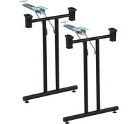 Estructura de mesa o escritorio plegable SC-921, para oficina, hotel, restaurante, ancho 48 cm, altura 72,5 cm,