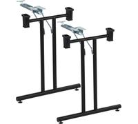 Estructura de mesa o escritorio plegable SC-921, para oficina, hotel, restaurante, ancho 59 cm, altura 72,5 cm,
