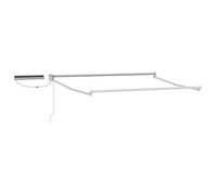 Estructura De Toldo Retráctil Eléctrico Blanco 3,5 X 2,5 M Vidaxl