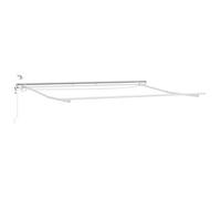 vidaXL Marco para toldo, blanco, 400 x 300 cm, aluminio