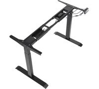 Estructura eléctrica para mesa o escritorio PRATO 04-2T, 2 motores, ajuste eléctrico de altura, longitud regulable, patas de 2 segmentos,