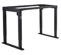 Estructura para escritorio de pie con 4 patas, con motor eléctrico de doble altura ajustable de 70 a 117 cm, 4 ajustes de altura con memoria. Patas para mesa de pie, elevador de escritorio para trabaj