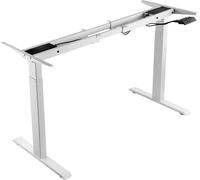 Estructura para escritorio de pie con doble motor, altura ajustable de 70 a 117 cm y longitud de 110 a 178 cm. Patas eléctricas para escritorio de pie, base ergonómica para estación de trabajo, ideal