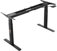 Estructura para escritorio de pie eléctrico, con doble motor, ajustable de 65 a 129 cm de altura, color