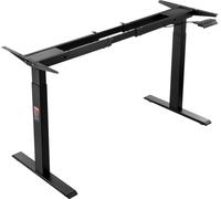 Estructura para escritorio de pie eléctrico, con doble motor, ajustable de 70 a 117 cm de altura, color