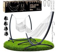 Estructura para hamacas y columpios – Plegable – Para jardín y balcón – Carga máxima: 220 kg – Estructura de metal macizo – Resistente a la intemperie – Montaje sencillo – Color antracita