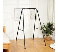 Estructura plegable para hamaca colgante, portátil para uso en interiores y exteriores, robusta y fácil de montar (hamaca no incluida) -