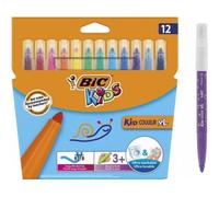 Estuche 12 rotuladores ultra lavables bic kids punta gruesa PERGAMINO