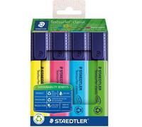Estuche 4 rotuladores colores surtidos fluorescente textsurfer classi