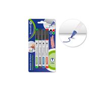 Estuche 4 rotuladores pizarra p.redonda 4 uds bismark 332635