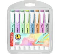 Estuche 8 Marcadores Fluorescentes Stabilo swing cool Pastel Edition