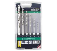 Estuche brocas alpen hexagonal hss 6 piezas