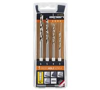 Estuche brocas alpen hexagonal madera 4 piezas