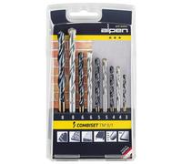 Estuche brocas alpen hss / widia 9 piezas
