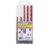 Estuche Brocas Alpen Multiusos Sds Plus 5 piezas