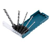 Makita Juego de brocas E-11536 T.C.T con inserción recta, 5 piezas