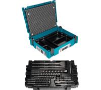 Estuche de 17 piezas MAKITA B-52059: juego de brocas y cinceles SDS-Plus en Mak-Pac