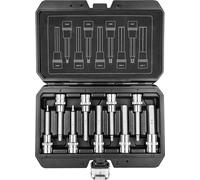 Estuche de 9 vasos de 1/2" con extensión, marca NEO TOOLS, modelo 08-706