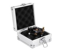 Estuche de aluminio para almacenamiento de máquina de tatuaje, caja de kit de tatuaje con candado Suministros para equipos de tatuaje Herramientas de maquillaje Organizador vacío Estuche de transporte
