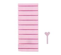 Estuche de aluminio para transferencia de uñas, organizadora portátil, soporte de 10 ranuras con diseño impreso en 3D, con marco compacto, accesorio de belleza 4.02x1.69x0.51 pulgadas