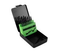 ESTUCHE DE BROCAS HELICOIDALES 1-10MM HSS 4241 Negro