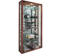 Estuche de cristal colgante | Vidrio de vitrina con vidrio de seguridad ESG | Dimensiones aprox. H. 115 xx W. 59 x D. 18 cm| Vidrio colgante del gabinete de exhibición | Moderno y ahorro de espacio |