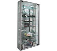 Estuche de cristal colgante | Vidrio de vitrina con vidrio de seguridad ESG | Dimensiones aprox. H. 115 xx W. 59 x D. 18 cm| Vidrio colgante del gabinete de exhibición | Moderno y ahorro de espacio |
