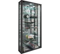 Estuche de cristal colgante | Vidrio de vitrina con vidrio de seguridad ESG | Dimensiones aprox. H. 115 xx W. 59 x D. 18 cm| Vidrio colgante del gabinete de exhibición | Moderno y ahorro de espacio |