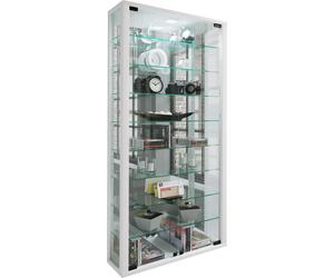 Estuche de cristal colgante | Vidrio de vitrina con vidrio de seguridad ESG | Dimensiones aprox. H. 115 xx W. 59 x D. 18 cm| Vidrio colgante del gabinete de exhibición | Moderno y ahorro de espacio |
