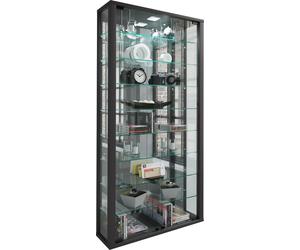 Estuche de cristal colgante | Vidrio de vitrina con vidrio de seguridad ESG | Dimensiones aprox. H. 115 xx W. 59 x D. 18 cm| Vidrio colgante del gabinete de exhibición | Moderno y ahorro de espacio |