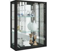 Estuche de cristal colgante | Vidrio de vitrina con vidrio de seguridad ESG | Dimensiones aprox. H. 80 x W. 60 x D. 25 cm | Vidrio colgante del gabinete de exhibición | Moderno y ahorro de espacio | G