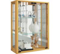 Estuche de cristal colgante | Vidrio de vitrina con vidrio de seguridad ESG | Dimensiones aprox. H. 80 x W. 60 x D. 25 cm | Vidrio colgante del gabinete de exhibición | Moderno y ahorro de espacio | G