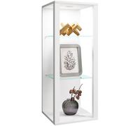 Estuche de cristal colgante | Vidrio de vitrina con vidrio de seguridad ESG | Dimensiones aprox... H. 90 x W. 35 x D. 35 cm | Gabinete de exhibición colgante de vidrio | Moderno y ahorro de espacio |