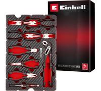 Estuche de Einhell para herramientas, modelo E-Case, con alicates, referencia 370522, juego de 9 piezas