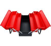 Estuche de herramientas metálico para taller, marca BGS technic, peso: 4,3 kg