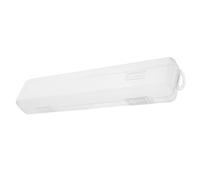Estuche de Viaje Transparente de Plástico Gancho para Higiene | Portátil, Fácil de Limpiar, Uso en Camping y Hogar, Estilo Simple y Elegante