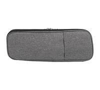 Estuche para Agujas de Tejer Bolsa de Almacenamiento Elegante Bolsa Oxford Larga 600D Tela Gris Pu