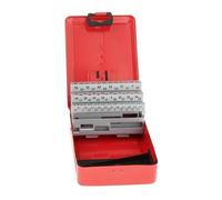 Estuche para Brocas Helicoidales, Organizador Dispensador de Brocas, Metal, Caja de Almacenamiento Vacía para índice de Brocas, Accesorio Profesional- 60 Ranuras