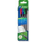 Estuche rotulador triplus fineliner 334 eco edition. 4 unidades colore
