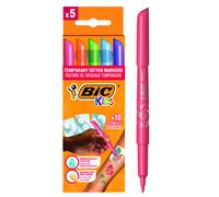 Estuche tattoo 5 rotuladores especial tatoo+10 plantillas tatoo bic 5
