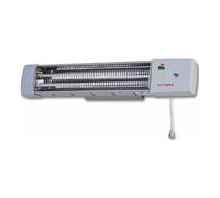 Estufa de cuarzo fm 1502-c 1200w instalación en pared blanco